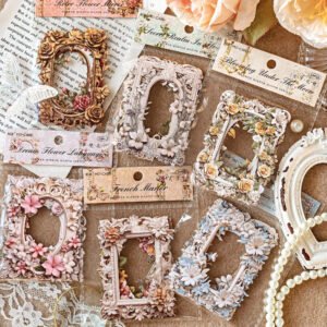 10 pieces/pack Die-Cut Flower Manor Series