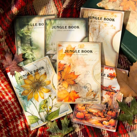 30 pieces/pack Jungle Diary Series Material Paper