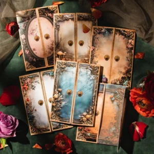 30pcs/pack Floral Advent Series Material Paper