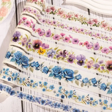 2M/Roll (Set Of 3)Tape Flower Dream Series Flower Landscaping Decoration Materials