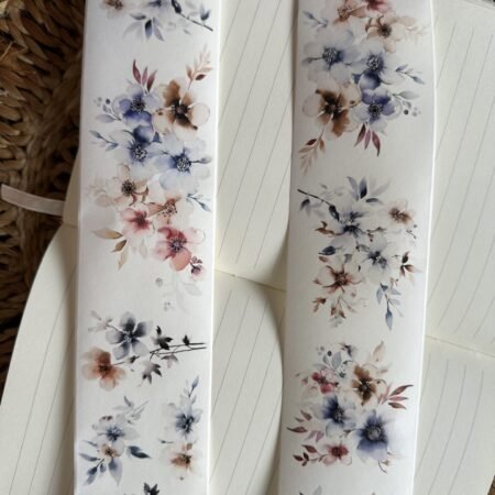 100 cm Sample Water Color Flowers Washi Tape