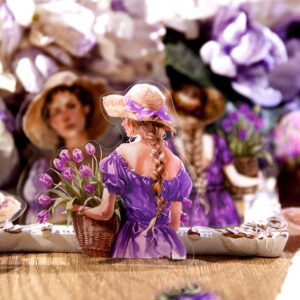 40 sheets/pack Meirensheng series character PET Sticker Pack