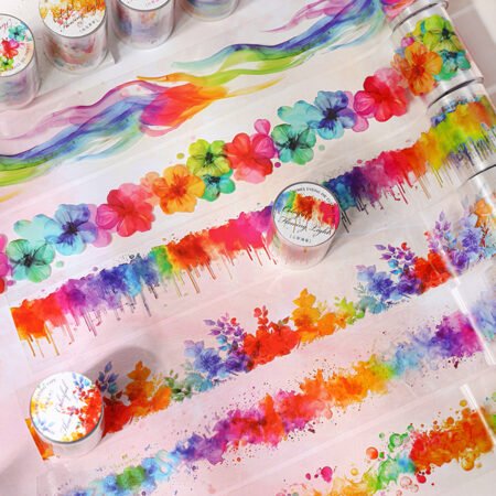 2M/Roll Colorful Flow Series
