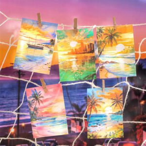10pcs/pack California Sunset Series