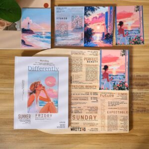 20pcs/pack Traveling Dreams Series PET Sticker Book