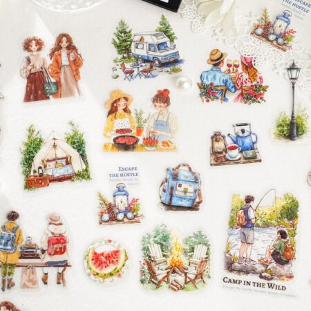 30 Sheets/pack Sticker Pack Let's Hang Out Series