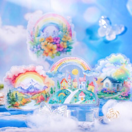 12 PET Stickers Per Pack Meet the Rainbow Series