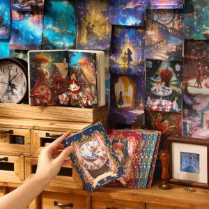 10 Sheets/pack a Midsummer Night's Dream Series Fairy Tale Theme Background Stickers