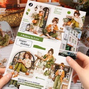 20 Sheets/pack Sui Nuan Chang Series Landscape PET Stickers