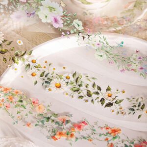 1Roll PET Tape Branch Vine Flower Shadow Series