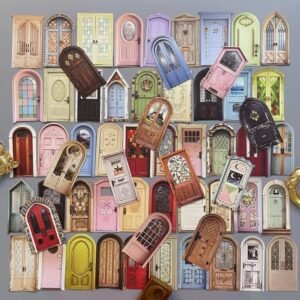 60 PCS Lucid Door Entry Stickers