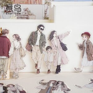 20 Sheets/pack Fireworks Pedestrian Series Original Character