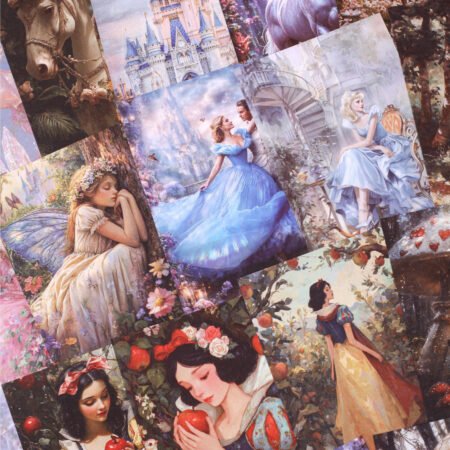 10 Sheets/pack Material Paper Fengdu Fairy Tale Series