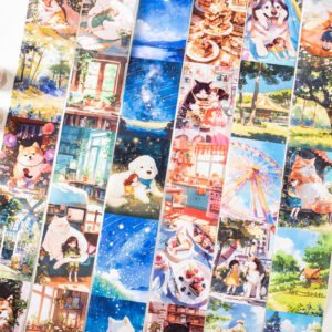 1Roll Large-Size Background Tape Pet Therapy Living Series