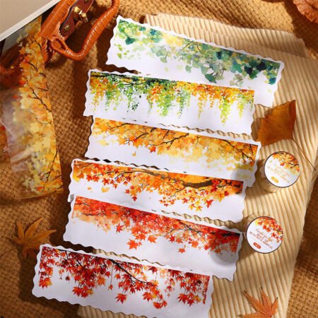 1Roll Autumn Traces Collection PET Tape