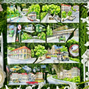 1M/Roll Route 66 PET Tape