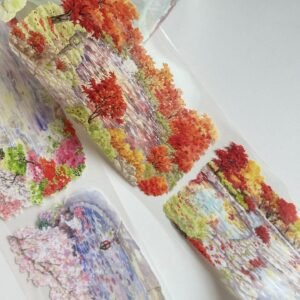 1 Sample Roll Four Seasons Hot Springs PET Tape - (8 cm * 126cm)