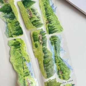 1M/Roll Mountains and rivers are like a dream-PET Tape