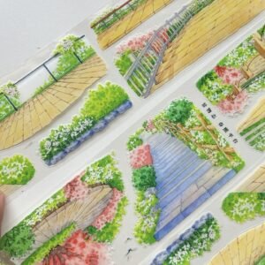 1M/Roll Spring Xixi Plaza PET Die-Cut Tape