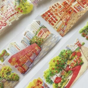 1M/Roll Spring Street in Full Bloom PET Tape