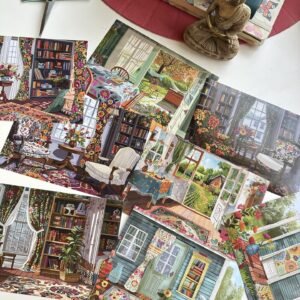 PET Cats and Grandma Aesthetic Scrapbook Sticker Set - all unique - no repetition of design