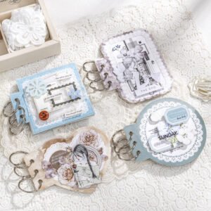 15 Sheets/pack a Gentle Touch in Your Hands Series Handmade Loose-Leaf Notebook