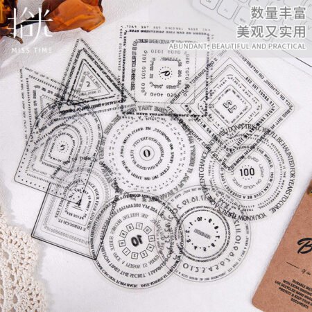 15 PET Sticker Packs Per Pack Rotating File Series 6 Choices of Basic Shape