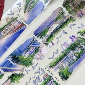 1M/Roll Elevated Rail - Night PET Tape