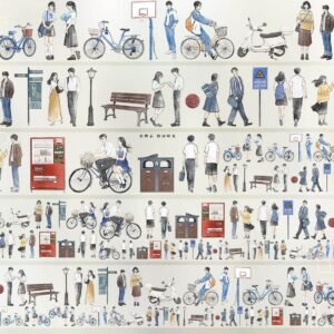 159CM Loop Scenery Chronicle Masking PET Tape