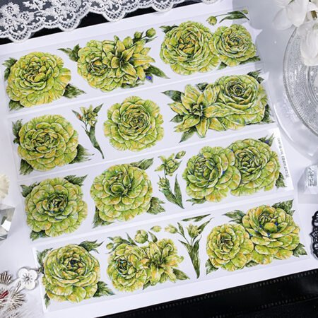 1M Loop Greenish Shimmered Sample PET Roll