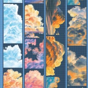195CM Sample Roll Blue Sky Tape