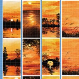 2M Sample Roll - Orange Sky Tape
