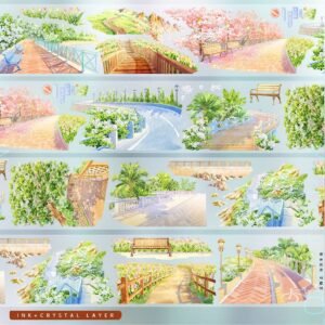 1M Sample Palm Grove Parkside PET tape - 7cm * 100cm